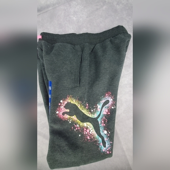 PUMA Youth Girls Jogger  BLACK Ize 14/16‎ - Picture 9 of 12